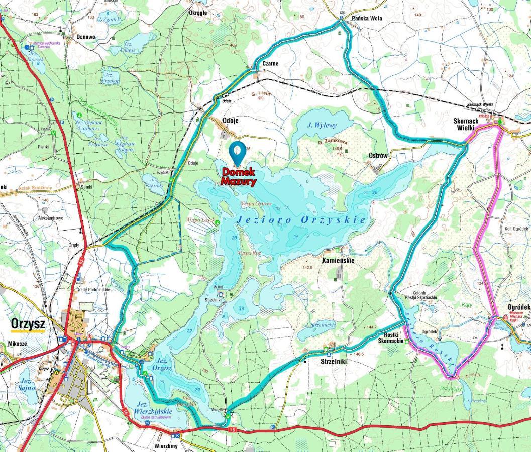 Domek Mazury - Jezioro Orzysz Exterior foto
